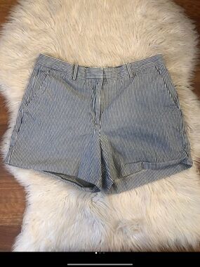 GAP striped shorts / Blue and White Striped Women's Shorts